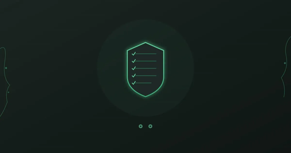 Compliance training - security shield with checkmarks representing regulatory compliance