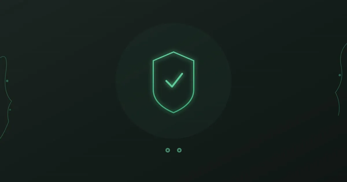 Security awareness training - shield with checkmark representing employee protection