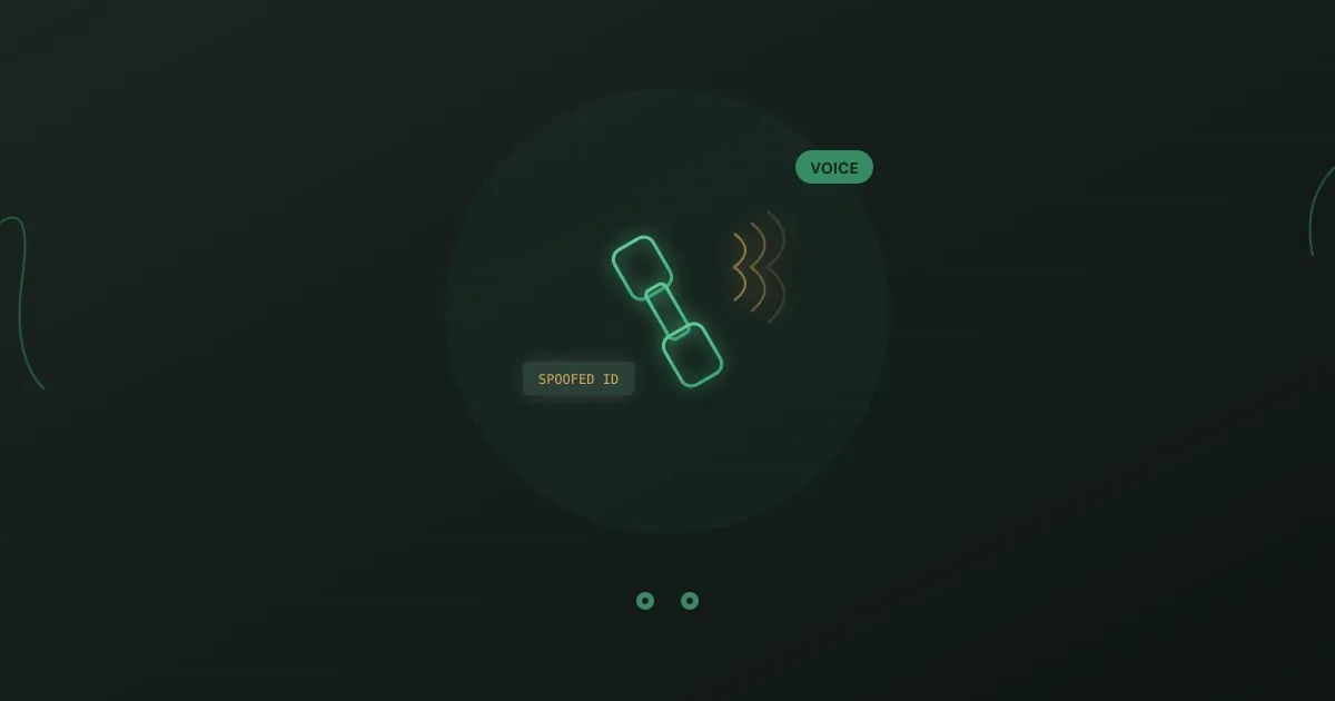 Vishing attacks - phone with voice waves representing deceptive calls